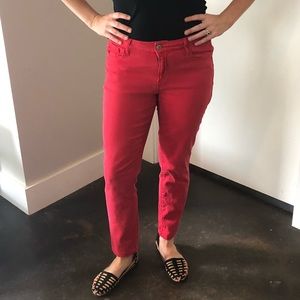 ⭐️ 2 for $20 Red Midrise Skinny Jeans